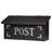 Pasadena Brass Wall Mounted Post box-14273467-14273466