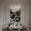 Lustre en cristal chromé 12 lumières Modern-1047968059-1047968199