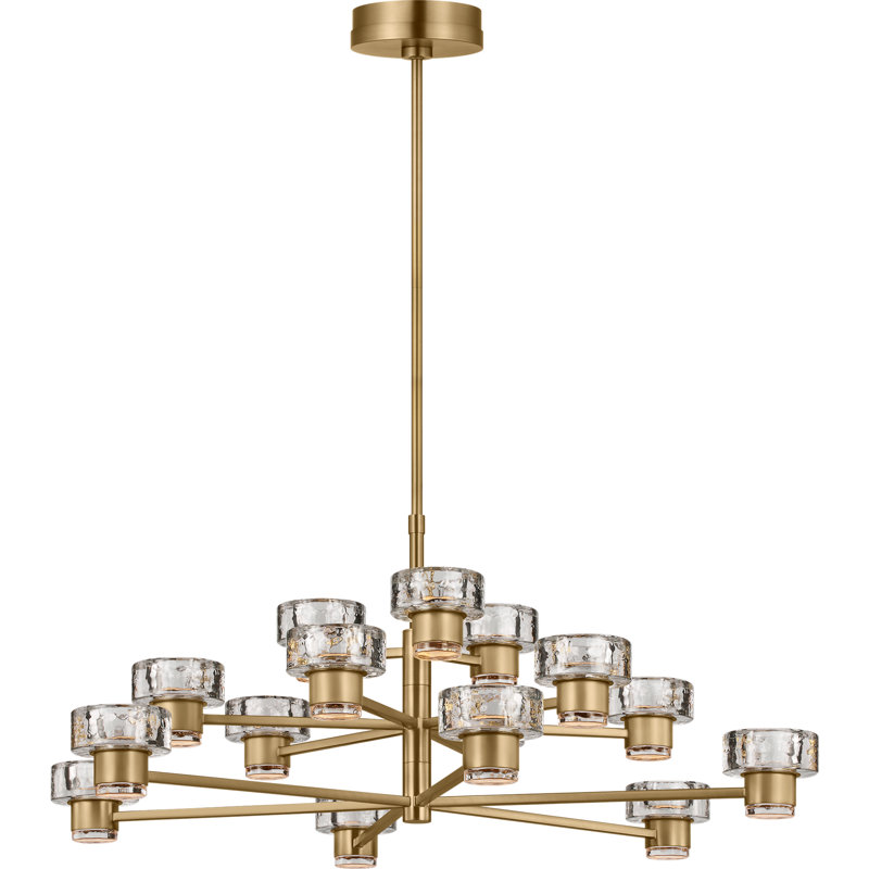 Holsted 1 - Light Chandelier, Estate Brass