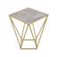 TABLE D'APPOINT CRÉATIF SIMPLE EN VERRE