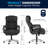 Esmeralda Big & Tall LeatherSoft Ergonomic Office Chair with Headrest and Armrests-21223085