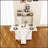 Multifunctional Folding Dining Table with Wall-Mounted Sideboard & Storage for Small Apartments
