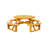 Sirna 8 - Person Wood Patio Dining Set with-651630679