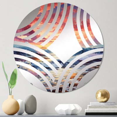 Miroir mural rond