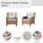 Carolina Outdoor PE Wicker Patio Chairs with Cushions-110090992-110090997