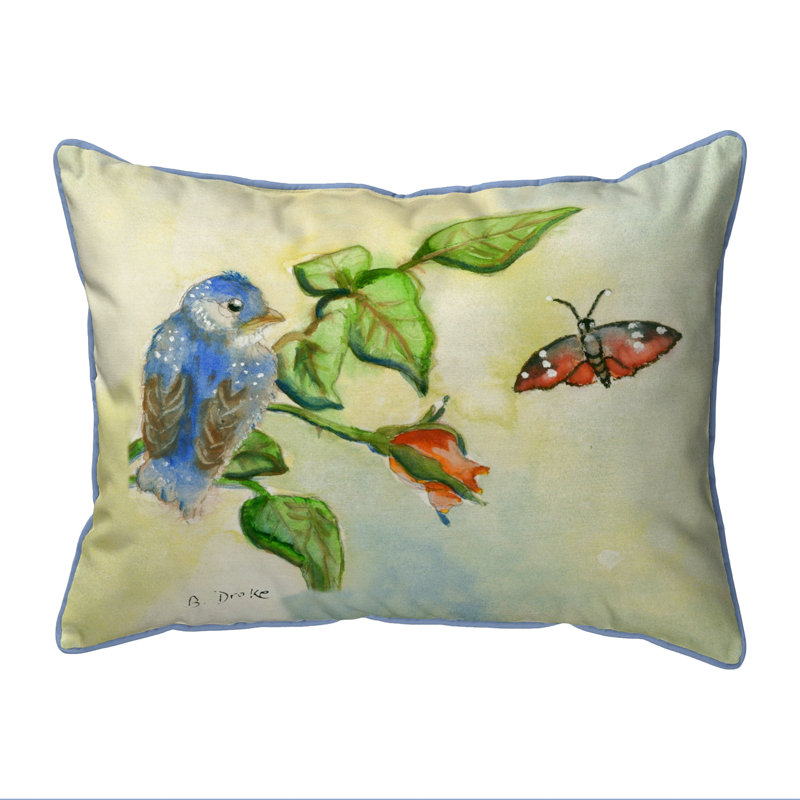 Coussin lombaire intérieur/extérieur oiseau