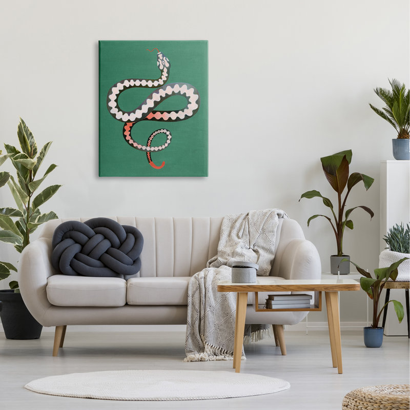 Portrait de vipère souple flexible, Plaque murale, H 30 po x l 40 po