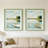 Sage Green 12X15 Picture Frame With Mat For 9X12 Photos, High-End Metal Poster Frame With Tempered Glass And Wall Hanging Kit, Modern Thin Profile Design