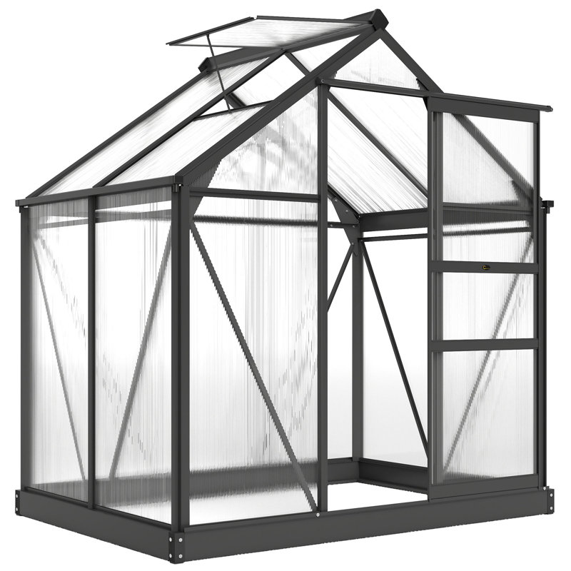 Outsunny Hobby Greenhouse, 79.25" H x 74.75" L x 52" D