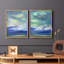 Island Dusk-Premium Framed Print -Ready to Hang - No Nails Required - No Nails Required