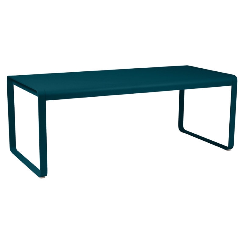 Table basse Bellevie, Bleu Acapulco, H 29 po x L 31,5 po x l 29 po 