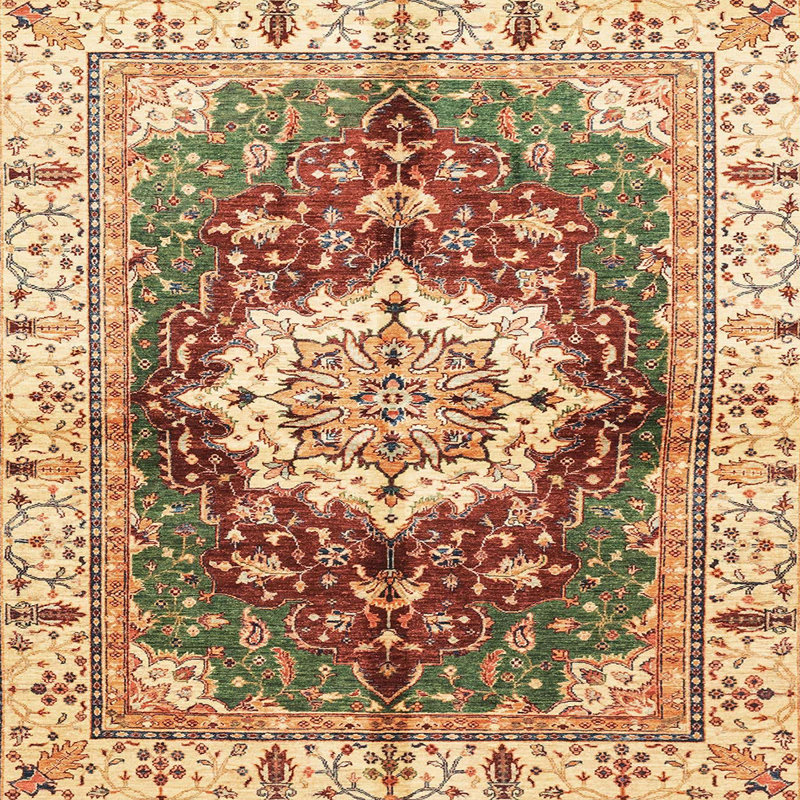 Abstract Indoor Rug, Square 3'