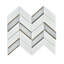 2 in. x 4.25 in. Herringbone Polished Tile-62119942