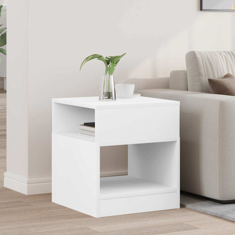 End Table, White