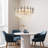 8-Light 23.6" Dimmable Tiered Crystal Chandelier