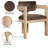 Sacha Frink Upholstered Dining Arm Chair-990218004-990218014