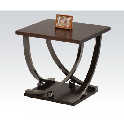 End Table In Black Nickel