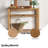 Newcastleton 43'' Solid Wood Console Table-1806449306