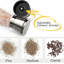 Brand Ceramic No Power Source Required / Manual Salt & Pepper Mill Set