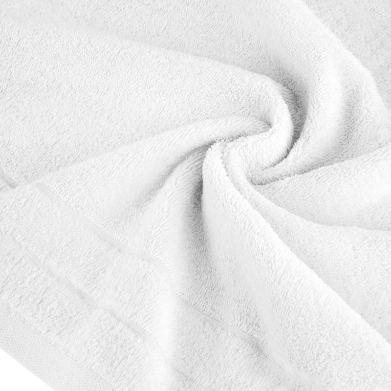 Kirsi Midweight Jacquard Hand Towel, White