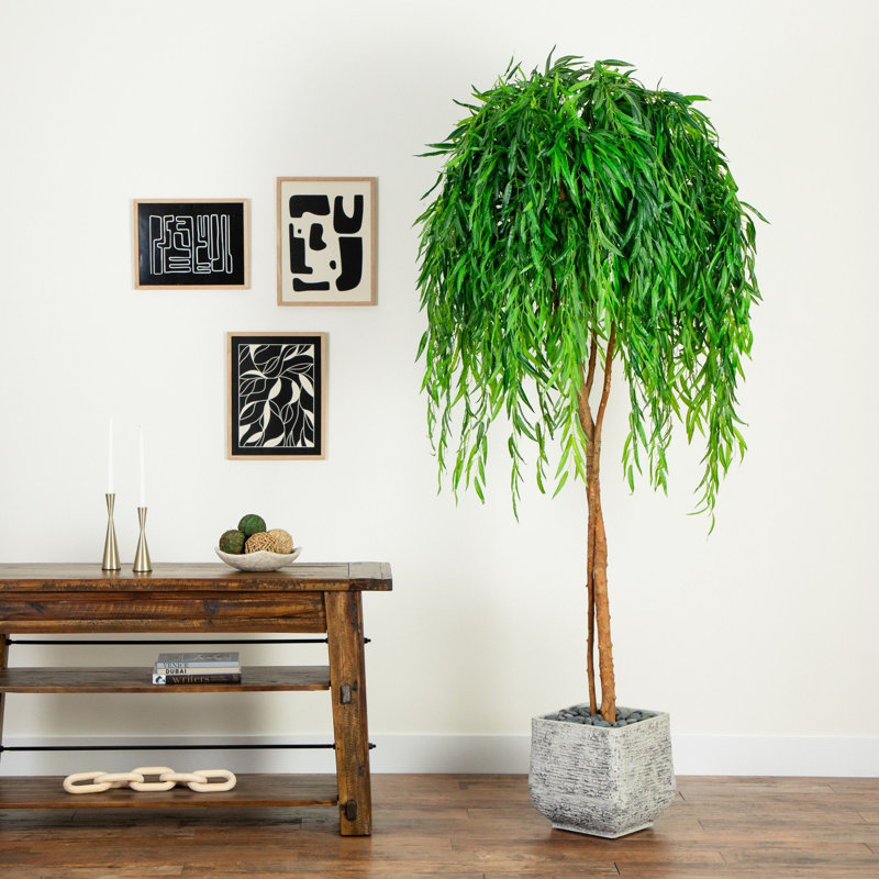 84'' Faux Foliage Tree in Pot Liner