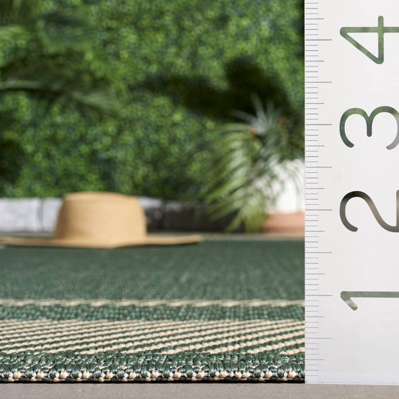 Tapis d'intérieur tissé à la machine Courtyard, Rectangle 9 pi 0 po x 12 pi 0 po