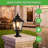 Outdoor Post Lantern - Black Aluminum, Weather-Resistant, Hardwired For Garden & Yard