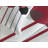 Ambesonne Wine Bedspread Set Abstract Glasses Red Grey Black-105397056