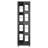 4 All Rotating Bookshelf With 360 Wheels, Easy Assembly, Design, White Color, Small Footprint And High Space Efficiency Book Rack Large Size, Black Smooth Rotation For Access-122505499