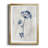 Indigo Botanical I by J Paul - Vintage Botanical Print, Matted and Framed Under Acrylic Glass, Living Room and Dining Room Wall Art-102268485-102268482