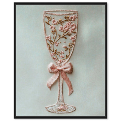 Toile champagne champagne par Art Remedy
