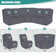 Wald 5-Pieces Oversized Recliner Couch Covers With Pockets For Reclining L Shape Sofa