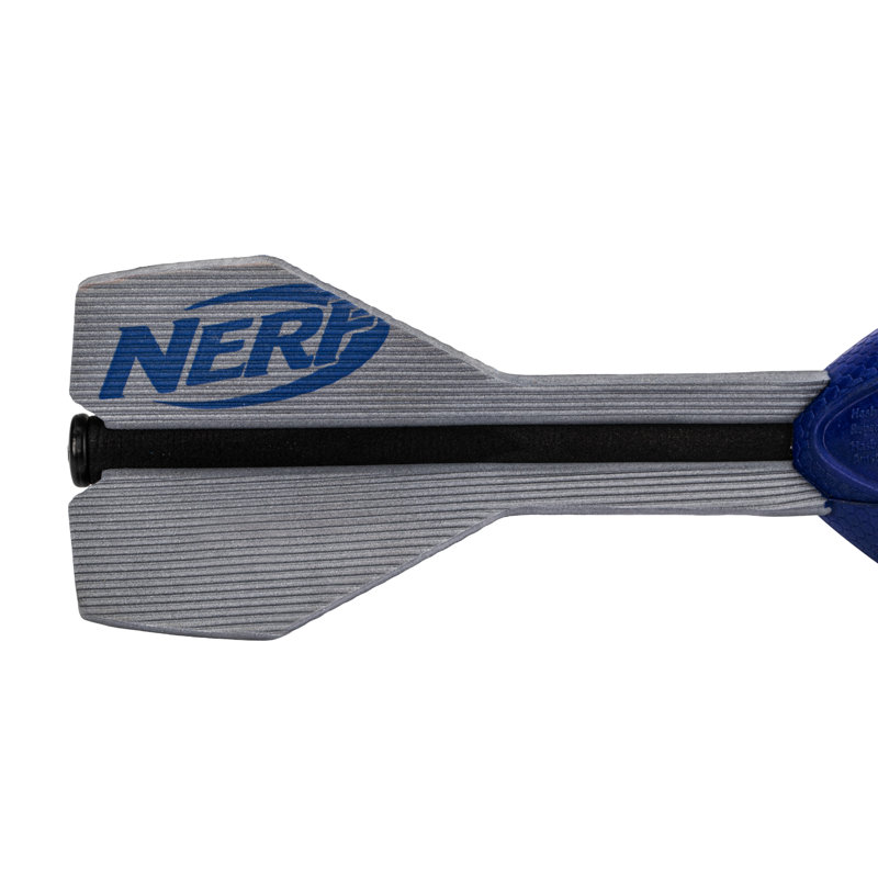 NERF Vortex Aero Howler Football Foam, Blue/Silver