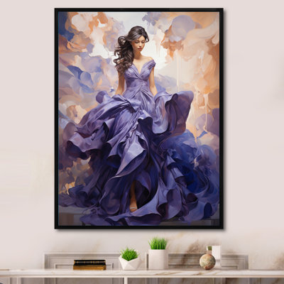 Jaishmin " Purple Woman Fashion Dress I "