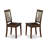 5 Piece Dinette Set for 4 Includes a Round Kitchen Table and 4 Linen Fabric Dining Room Chairs, 42x42 Inch, Cappuccino-1648228297-1738559374