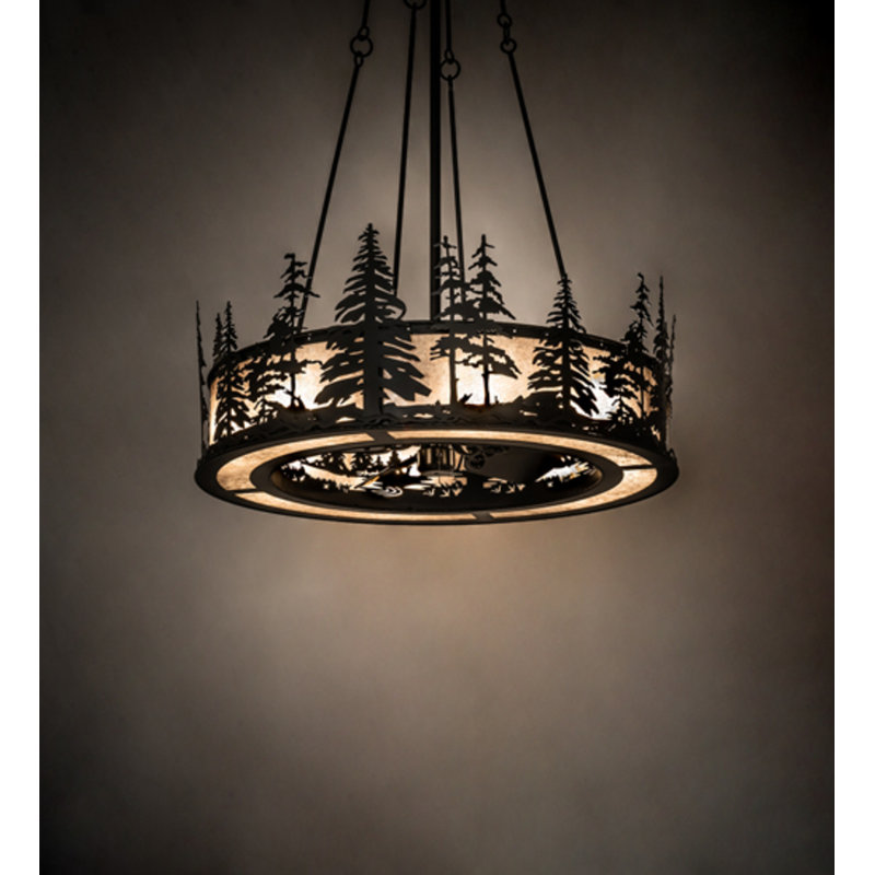 Tall Pines Downrod Ceiling Fan
