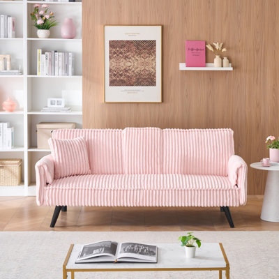 Canapé moderne en velours côtelé de style minimaliste et minimaliste, idéal pour s'asseoir dans le salon et la chambre à coucher