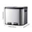 Anaum Stainless Steel Odour Seal Kitchen Rubbish Bin - 5.28 L