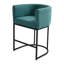 Upholstered Bar Stool with Iron Frame-669509952