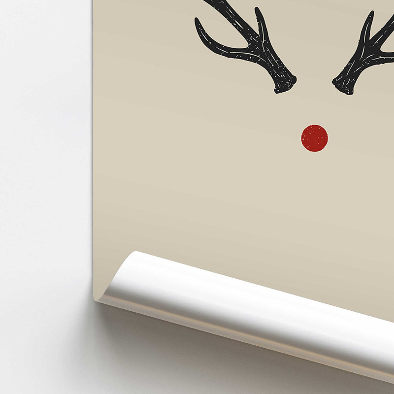 Reindeer Roll Call, ensemble de 2 impressions d'art, H 10 po x l 16 po