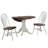 Ashelman Solid Wood Top Pedestal Dining Set-1173597384-1173597431-1091217381