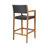 GENESEE WICKER & WOOD BAR STOOL