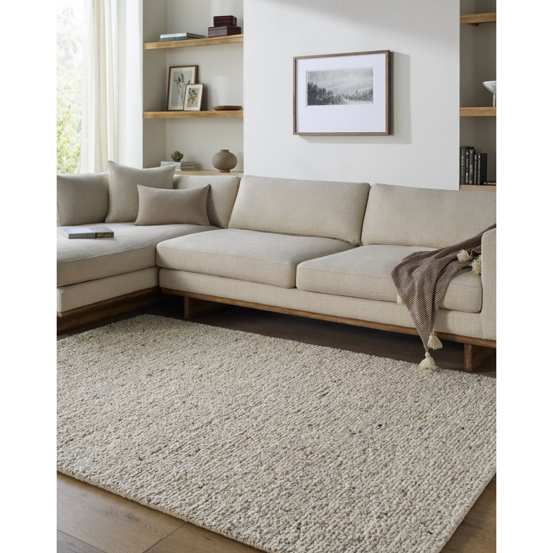 Myra Hand-Tufted Wool Area Rug, Rectangle 8' x 10'