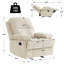 Fauteuil inclinable et oscillant manuel de 35,4 po de largeur-1784976525