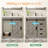 Chimira 31" Sliding Barn Door Bathroom Vanity with Sink, Farmhouse Small Single Bathroom Vanity Set, Gray-98181815