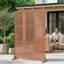 Panneau de clôture de jardin autoportant en métal H 6 pi x l 4 pi-129703866