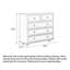 Commode d'appoint rétro grande capacité simple