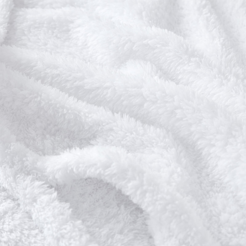 Blanketry Coma Inducer Sherpa Oversized Throw Blanket, White