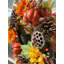 Couronne de polyester d'automne 24 po