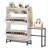 Cabinets | Farmhouse Large Capacity Shoe Storage Cabinet, Snow White, Adjustable Storage with Anti-Tipping Device | Particle Board | Entryway-1073509125